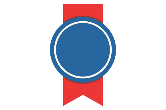 Decorative Badge. Blank Round Label. Col: A Versatile Design Asset