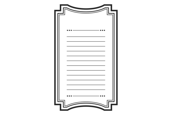 Decorative Vintage Frame: An Elegant Label for Timeless Design