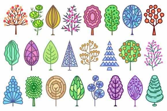 Exploring Abstract Decorative Trees for Modern Design