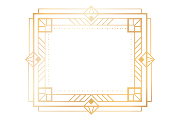Golden Geometry: The Allure of Decorative Square Ornaments