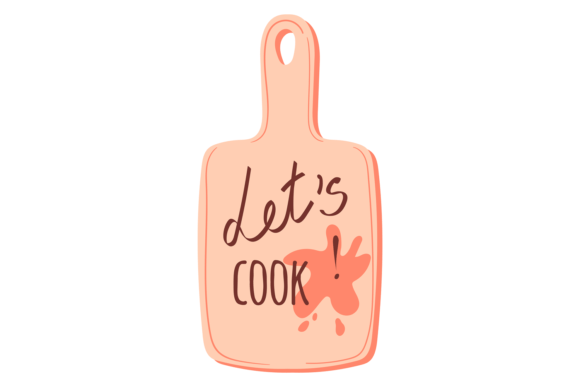 Lets Cook Lettering. Decorative Cute Kit: A Whimsical Typeface for Creative Projects