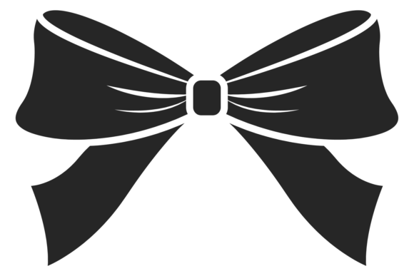 Ribbon Bow Black Icon: A Design Asset for Every Occasion