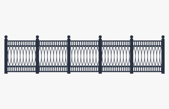 Steel River Decorative Metal Fence: A Designer's Asset