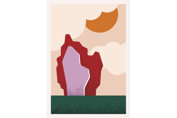 Stylized Decorative Landscape Postcards: A Designer's Field Guide
